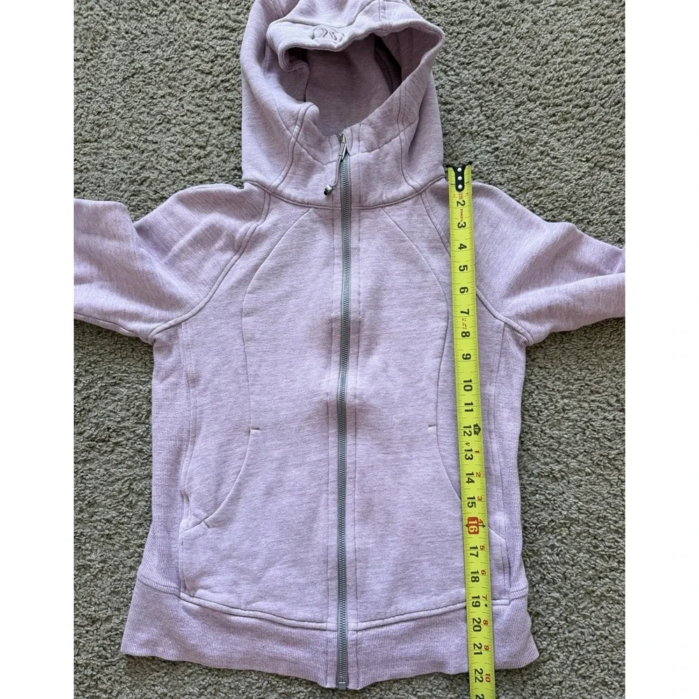 Lululemon Women's Scuba Hoodie Full Zip Size 6 Light Purple